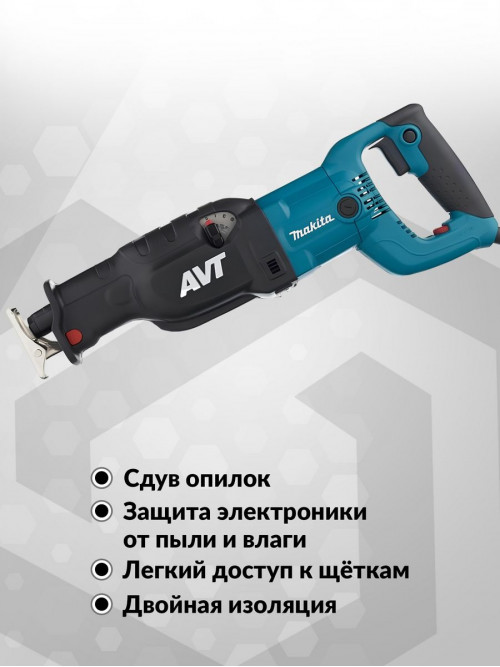 Сабельная пила Makita JR3070CT 1510Вт 2800ход/мин