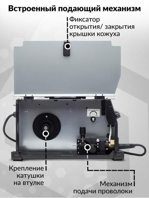 Сварочный полуавтомат Ресанта САИПА-24В/200А инвертор MIG-MAG 6.9кВт