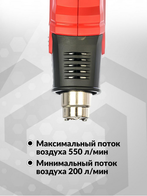 Технический фен Elitech ТВ 2000С (Е2207.002.02) 2000Вт темп.50-600С