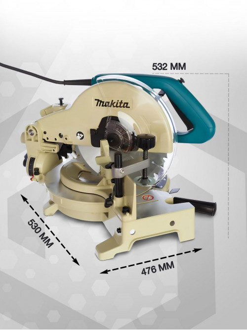 Торцовочная пила Makita LS1040N 1650Вт 4600об/мин d=260мм