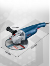 Углошлифовальная машина Bosch GWS 2200-230 RSP 2200Вт 6500об/мин рез.шпин.:M14 d=230мм