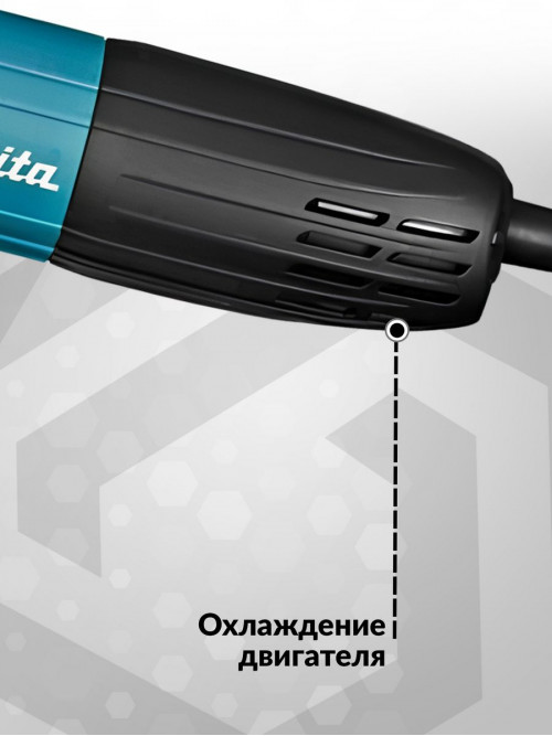 Углошлифовальная машина Makita GA5030R 720Вт 11000об/мин рез.шпин.:M14 d=125мм