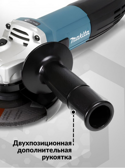 Углошлифовальная машина Makita GA5030R 720Вт 11000об/мин рез.шпин.:M14 d=125мм