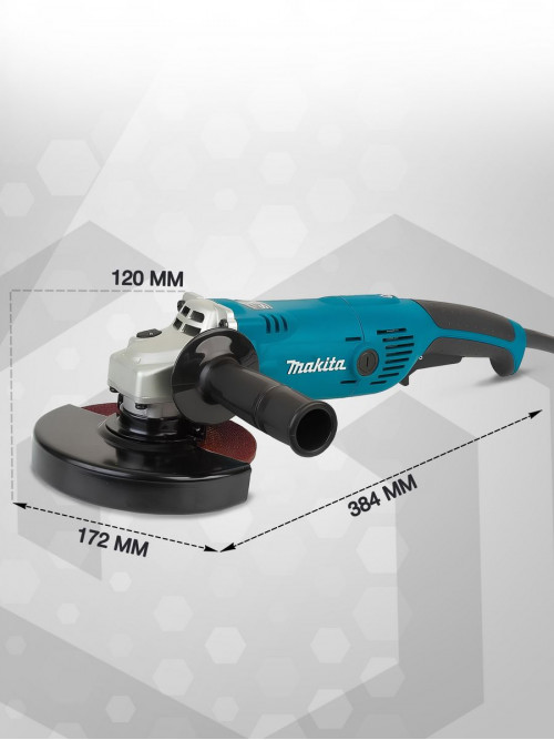 Углошлифовальная машина Makita GA6021 1050Вт 10000об/мин рез.шпин.:M14 d=150мм