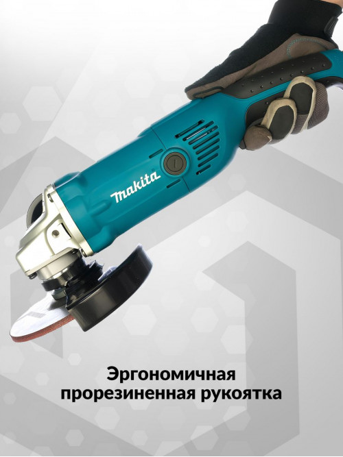 Углошлифовальная машина Makita GA6021 1050Вт 10000об/мин рез.шпин.:M14 d=150мм