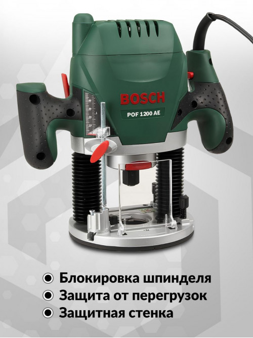 Фрезер Bosch POF1200 AE 1200Вт 28000об/мин макс.ход:55мм