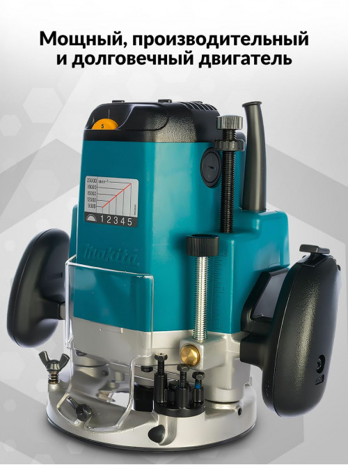 Фрезер Makita 3612C 1850Вт 23000об/мин макс.ход:60мм