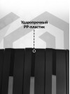 Чемодан на колесах M средний, черный - Чемодан полипропилен, семейный Lcase