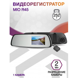 Видеорегистратор Mio R45 черный 2Mpix 1080x1920 1080p 135гр. GPS MSC8336