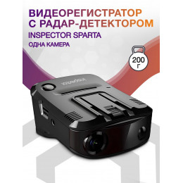 Видеорегистратор с радар-детектором Inspector SPARTA GPS ГЛОНАСС черный