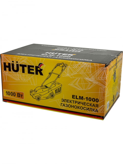 Газонокосилка роторная Huter ELM-1000 электрическая 1000Вт (70/4/3)