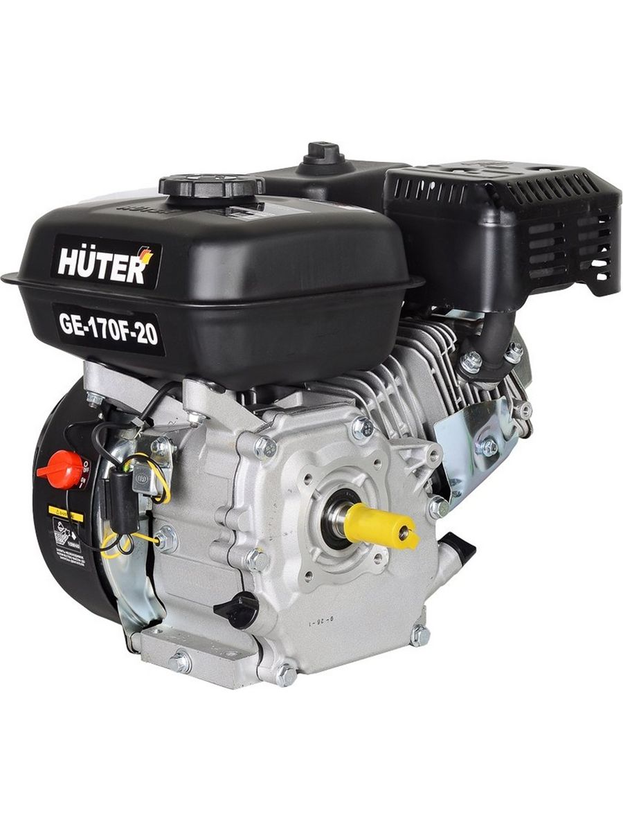Двигатель бенз. Huter GE-170F-20 4-х тактный 7л.с. 5.2кВт для садовой техники (70/15/2)