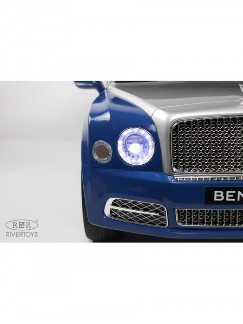 Детский электромобиль Bentley Mulsanne (JE1006) сине-белый