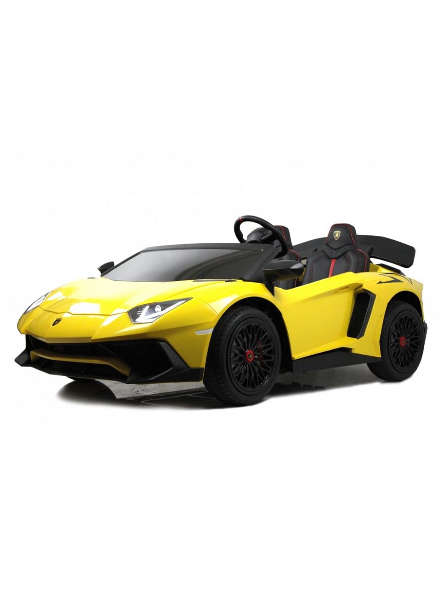 Детский электромобиль Lamborghini Aventador SV (M777MM) желтый