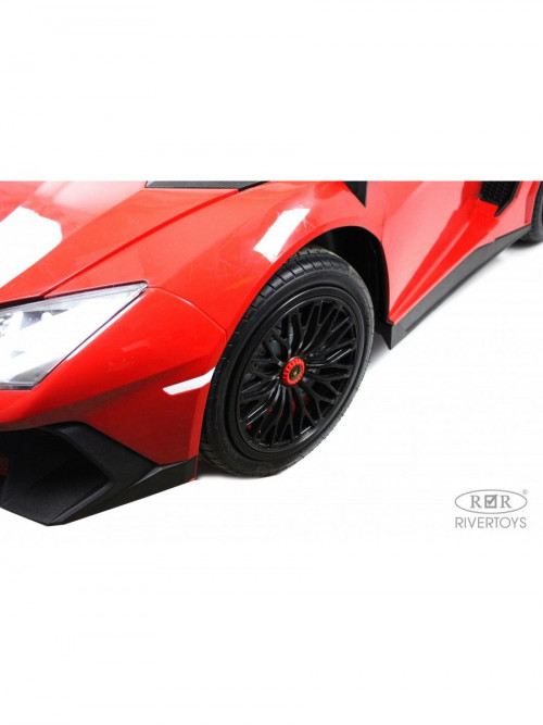 Детский электромобиль Lamborghini Aventador SV (M777MM) красный