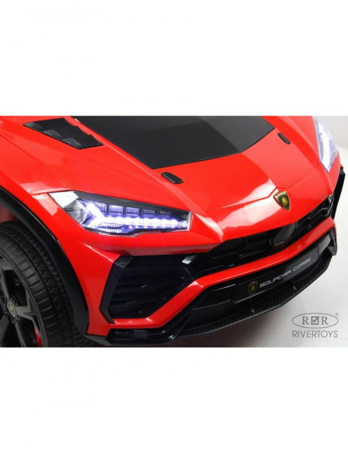 Детский электромобиль Lamborghini Urus (E777EE) красный