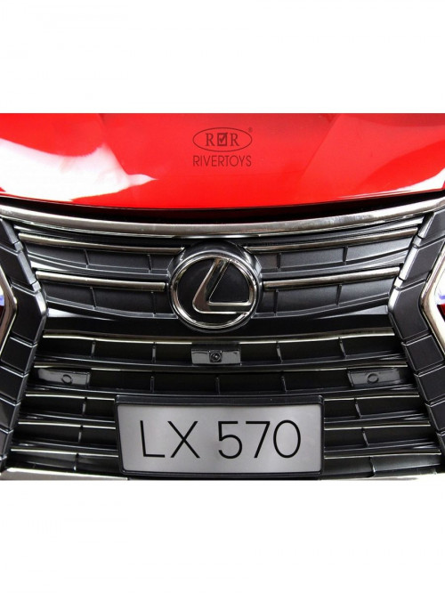 Детский электромобиль Lexus LX570 (Y555YY) красный глянец