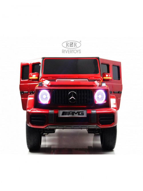 Детский электромобиль Mercedes-AMG G63 (G111GG) красный глянец