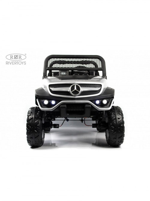 Детский электромобиль Mercedes-Benz Unimog Concept (P555BP) серебристый глянец