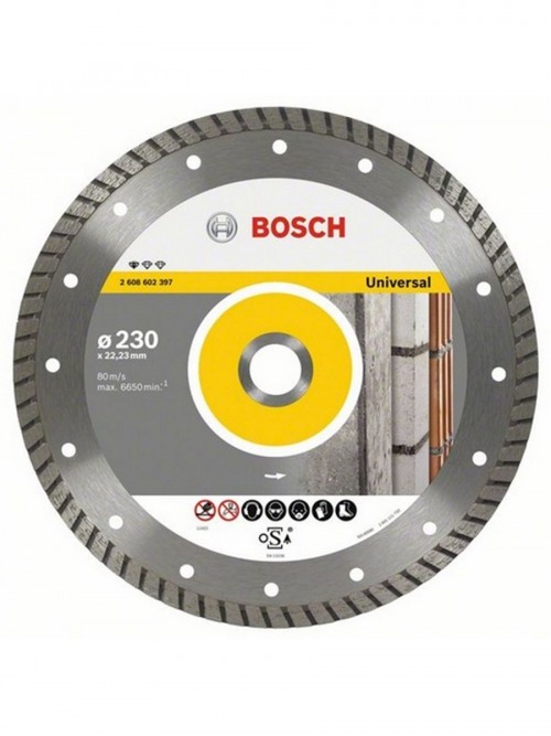 Диск алмазный Bosch Standard for Universal Turbo (2608602393) d=115мм d(посад.)=22.23мм