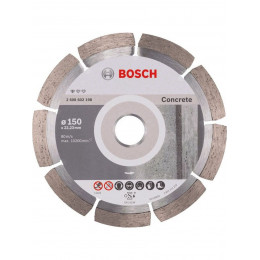 Диск алмазный по бет. Bosch Standard (2608602198) d=150мм d(посад.)=22.23мм (угловые шлифмашины) (уп