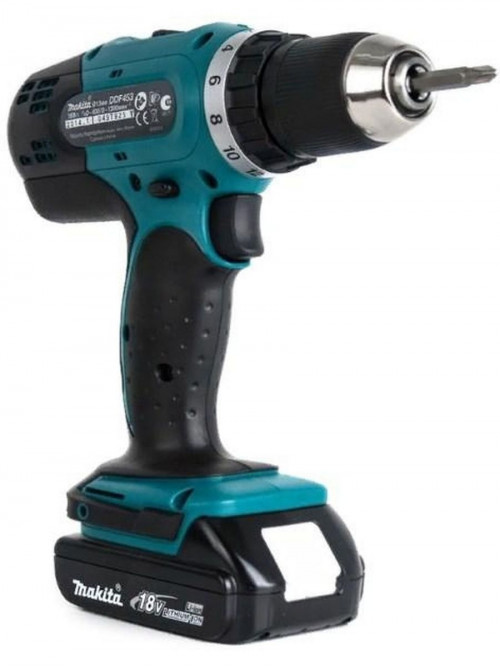 Дрель-шуруповерт Makita DDF453SYX4 аккум. патрон:быстрозажимной