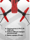 Квадрокоптер Hiper SKY LEGEND FPV 0.3Mpix 480р WiFi ПДУ черный