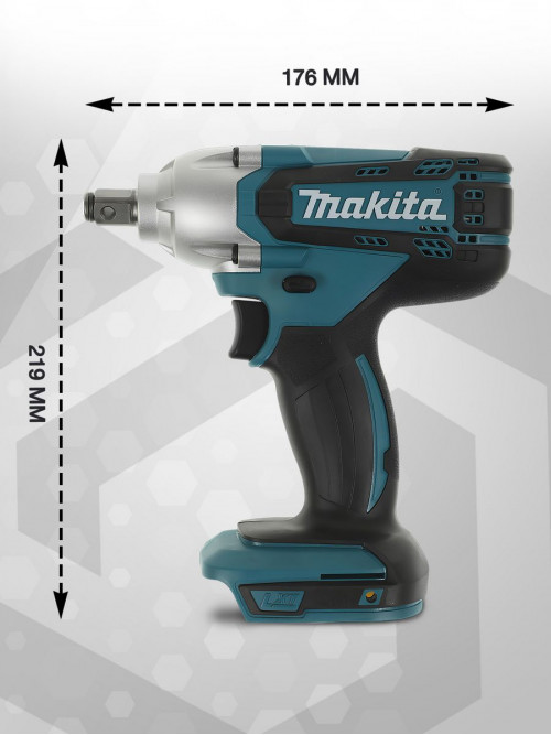 Гайковерт Makita DTW190Z аккум. патрон:квад.1/2"