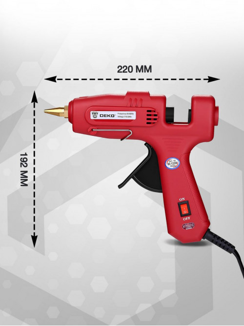Клеевой пистолет Deko DKGG120 120Вт стерж.:11мм