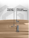 Чемодан на колесах L большой, коричневый - Чемодан полипропилен, семейный Lcase