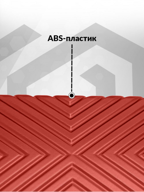 Набор чемоданов на колесах S + L (маленький и большой), красный - Чемодан ABS - пластик, семейный Lcase