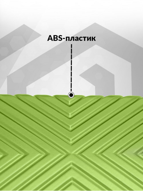 Набор чемоданов на колесах M + L (средний и большой), зеленый - Чемодан ABS - пластик, семейный Lcase