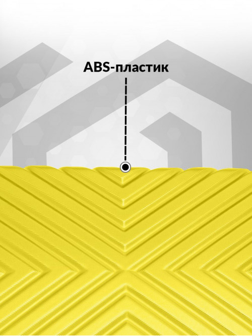 Набор чемоданов на колесах M + L (средний и большой), желтый - Чемодан ABS - пластик, семейный Lcase