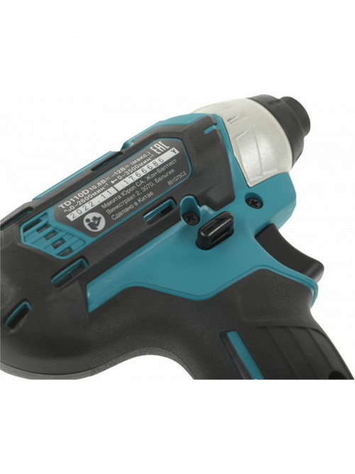 Шуруповерт Makita TD110DWAE аккум. патрон:держатель бит 1/4" (кейс в комплекте)