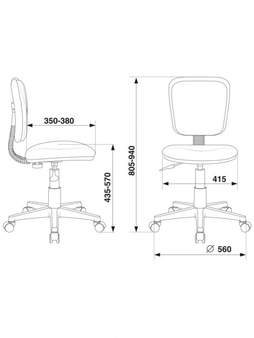 Кресло компьютерное детское CH-W204NX 1623360