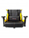 Кресло игровое Zombie VIKING 5 AERO черный/желтый эко.кожа с подголов. крестовина пластик VIKING 5 AERO YELLOW