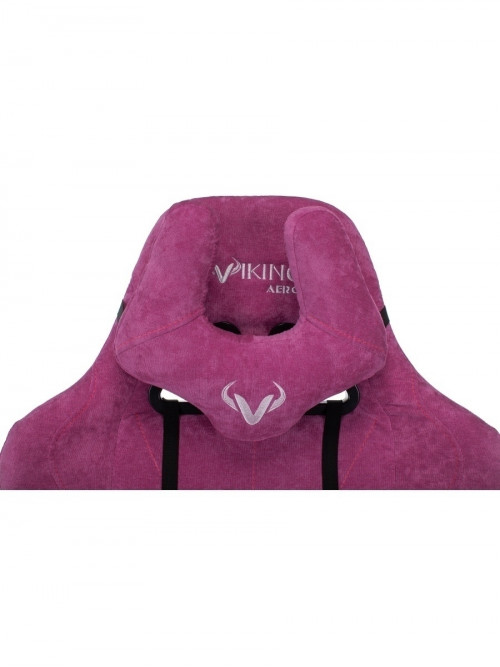 Кресло игровое Zombie VIKING KNIGHT Fabric малиновый Light-15 с подголов. крестовина металл VIKING KNIGHT LT15