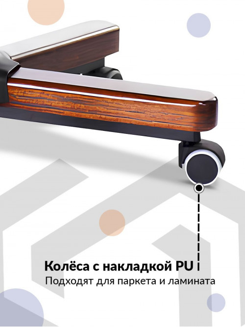 Кресло руководителя T-9922WALNUT черный кожа крестов. металл/дерево T-9922WALNUT/BLACK