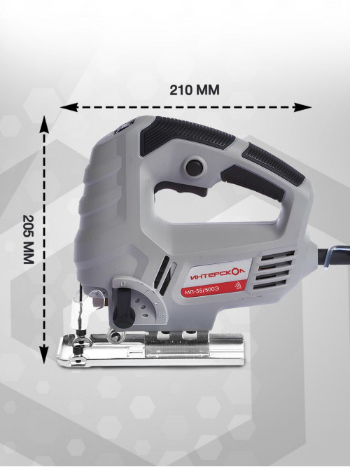Лобзик Интерскол МП-55/500Э 500Вт 3000ходов/мин (элект.сеть)