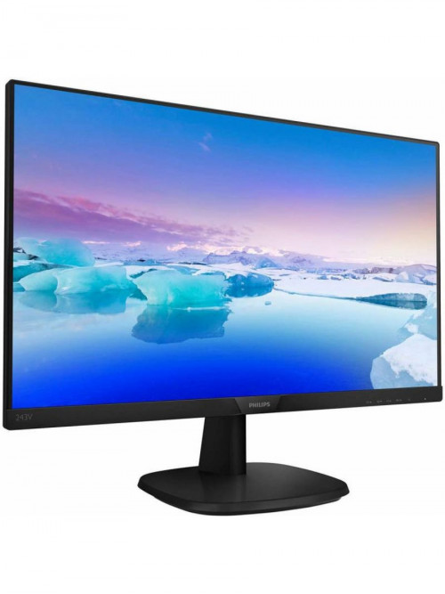 Монитор Philips 23.8" 243V7QDSB (00/01) IPS FHD чер DVI HDMI VGA 75Hz 250cd In