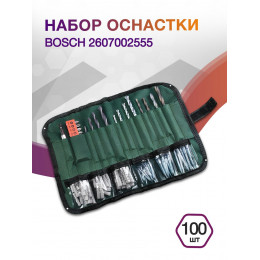 Набор бит и сверл Bosch 2607002555 по дер/мет/бет (100пред.) для шуруповертов/дрелей