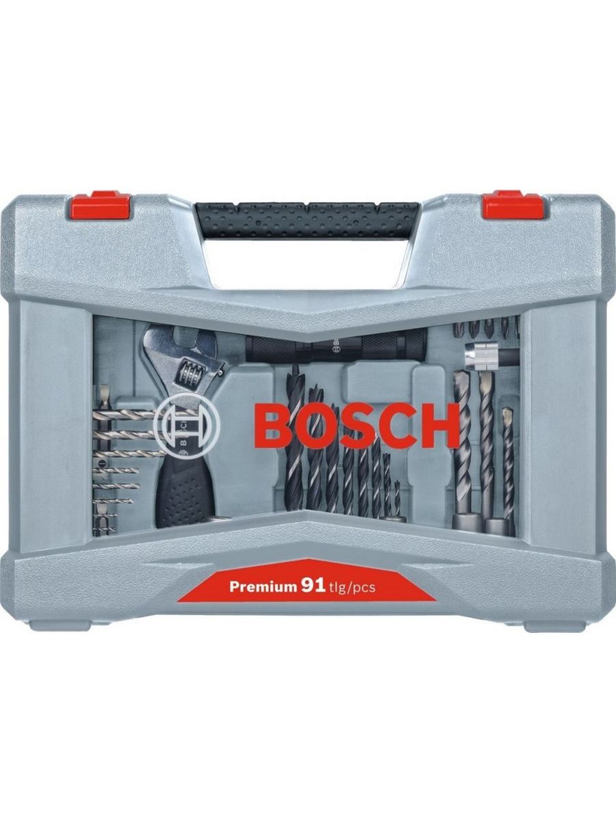 Набор бит Bosch Premium Set-91 (2608P00235) (91пред.) для шуруповертов