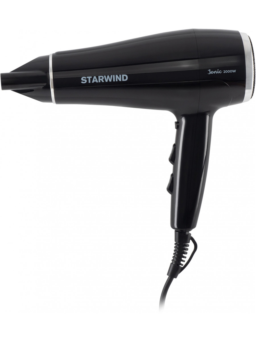 Фен Starwind SHD 7080 2000Вт черный/хром